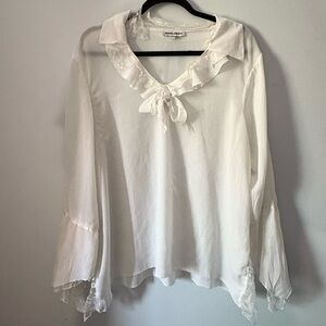 Elegant White Women's Top